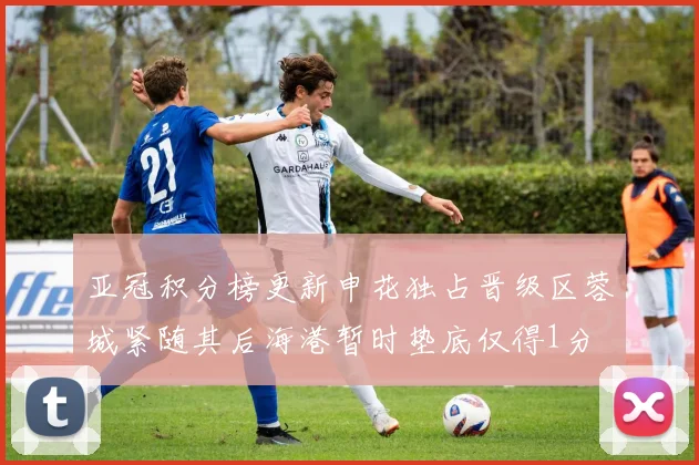 亚冠积分榜更新申花独占晋级区蓉城紧随其后海港暂时垫底仅得1分